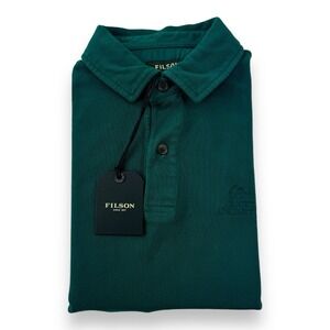 C.C. Filson x Ducks Unlimited Men's Size Small Salt Marsh Cotton Polo Shirt NWT